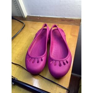 CROCS Pink Flats